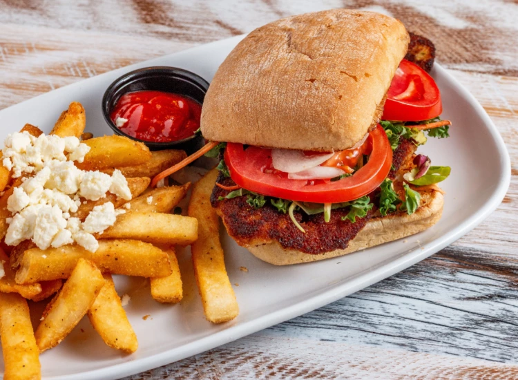 Acropolis Greek Taverna - Athenian Fish Sandwich