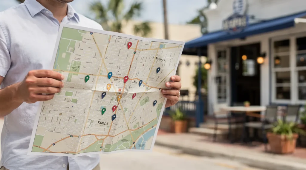 The Ybor City location at 1833 E 7th Avenue near Benchmark International Arena